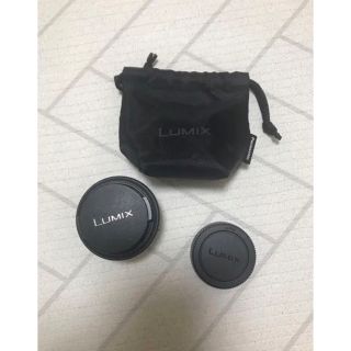 パナソニック(Panasonic)の美品 Panasonic  LUMIX単焦点レンズH-H020 (レンズ(単焦点))