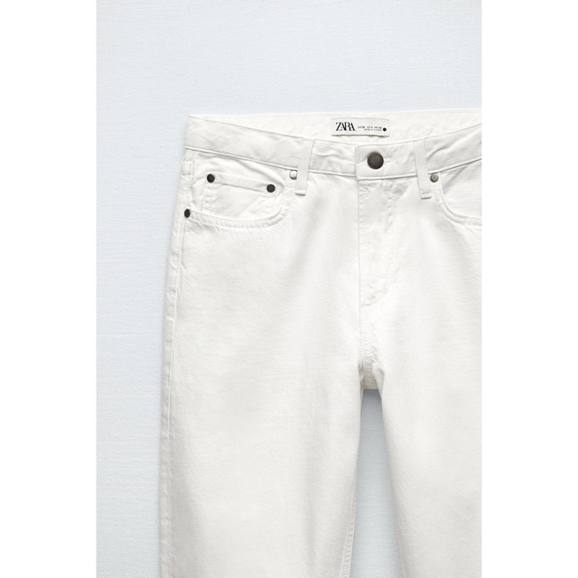 ZARA(ザラ)のZARA THE STRAIGHT CROPPED PANT レディースのパンツ(デニム/ジーンズ)の商品写真