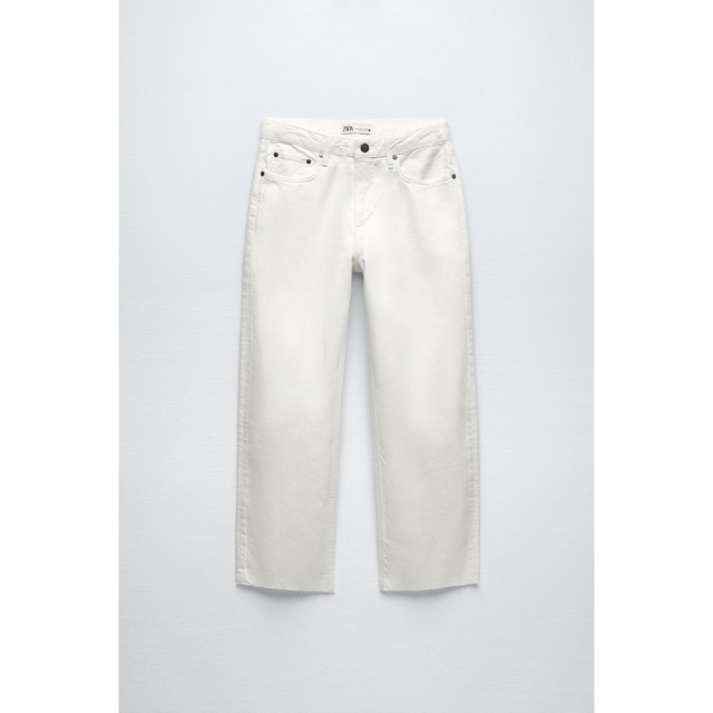 ZARA(ザラ)のZARA THE STRAIGHT CROPPED PANT レディースのパンツ(デニム/ジーンズ)の商品写真