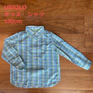 ユニクロ(UNIQLO)のUNIQLO キッズ　シャツ　120cm(Tシャツ/カットソー)