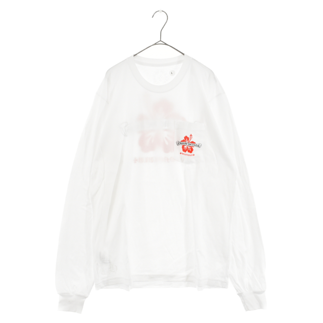 レア品限定 +CHROME HEARTS+ ハイビスカス ロンT ホワイトL - 通販