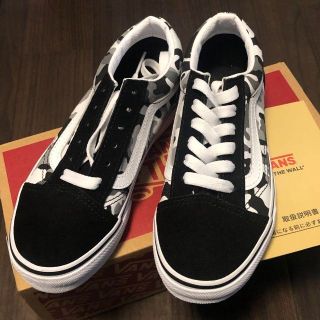 ヴァンズ(VANS)のVANS 20cm オールドスクール カモフラ スニーカー BK 新品 バンズ(スニーカー)