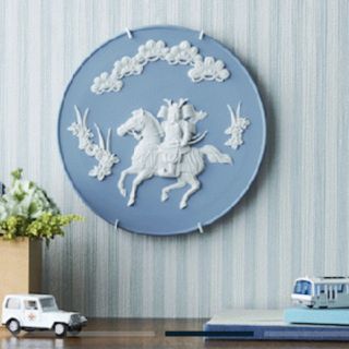 ウェッジウッド(WEDGWOOD)のWEDGWOODジャスパーリトルサムライプレート　端午の節句　(その他)