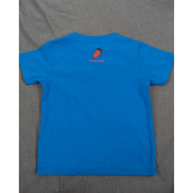 mont bell(モンベル)のモンベル　Tシャツ　ブルー　どんぐり　100 キッズ/ベビー/マタニティのキッズ服男の子用(90cm~)(Tシャツ/カットソー)の商品写真