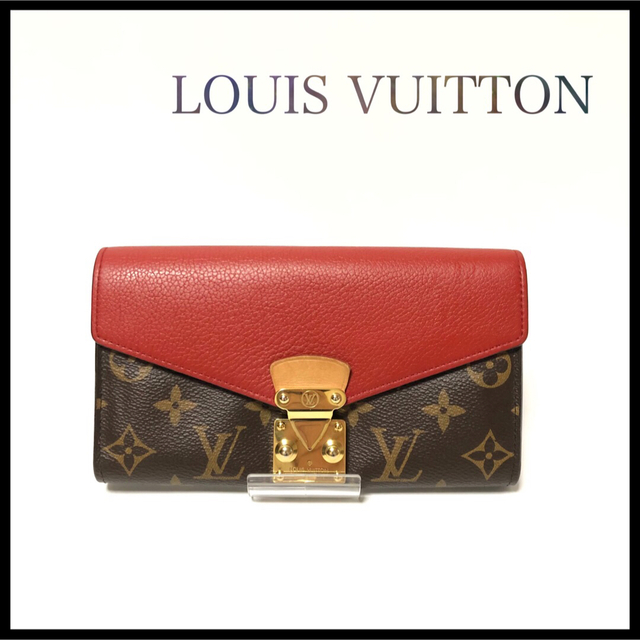 極美品】LOUISVUITTONヴィトンポルトフォイユパラス長財布モノグラム