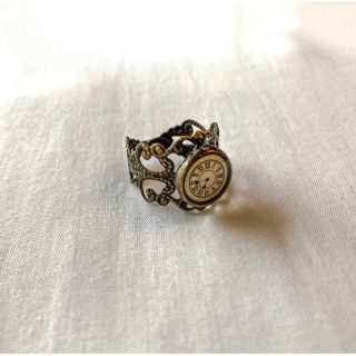 グリモワール(Grimoire)の୨୧ Vintage retro bronze watch ring(リング)