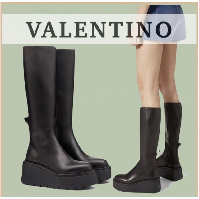 valentino ロングブーツ 厚底 35 | hartwellspremium.com