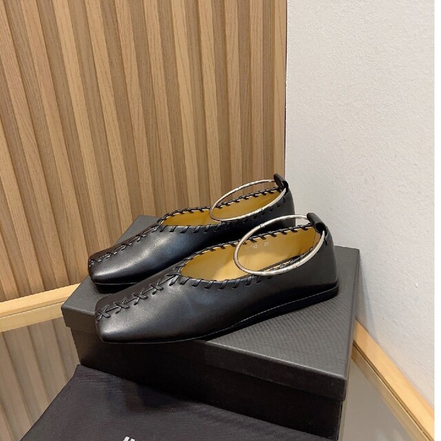 Jil sander メタルアンクレット バレエシューズ | www.jarussi.com.br