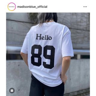 マディソンブルー(MADISONBLUE)のマディソンブルー  Hello Tシャツ ナンバリング  ドゥーズィエムクラス(Tシャツ(半袖/袖なし))