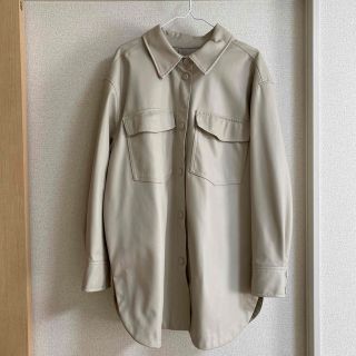 エイチアンドエム(H&M)のh＆m フェイクレザー ジャケット(ライダースジャケット)