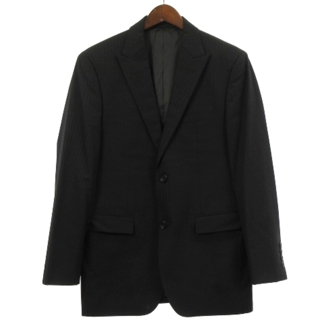 バーバリーブラックレーベル スーツ ジャケット シングル パンツ 黒 38