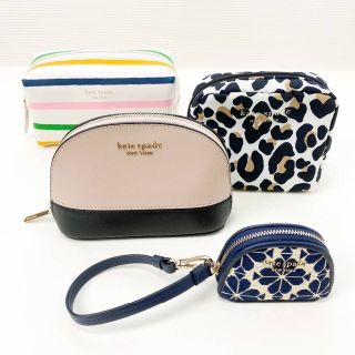 ケイトスペードニューヨーク(kate spade new york)の美品！　Kate spade ケイト・スペード ポーチ４点セット(ポーチ)