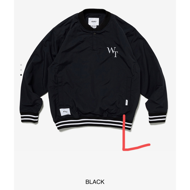 WTAPS 23SS PITCH JACKET LEAGUE BLACK L