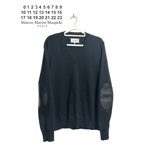 Maison martin Margiela エルボーパッチ ニット L 14 tic-guinee.net