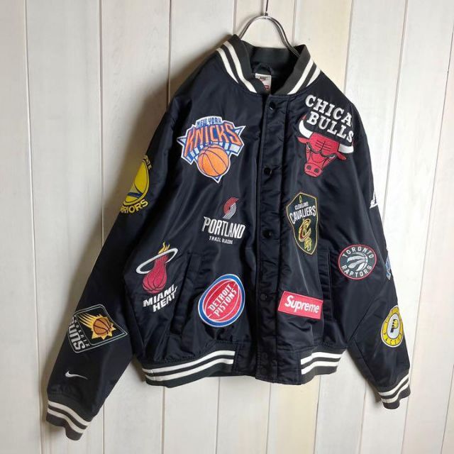 超限定コラボ】シュプリーム×ナイキ×NBA☆マルチ刺繍ワッペンロゴ