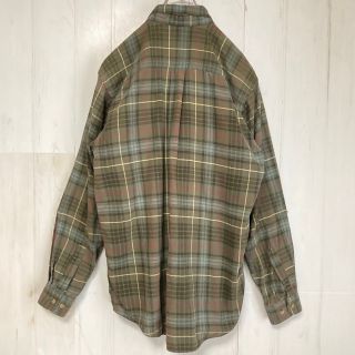 USA製 L.L.Bean vintage リアルツリー 柄 BDシャツ M