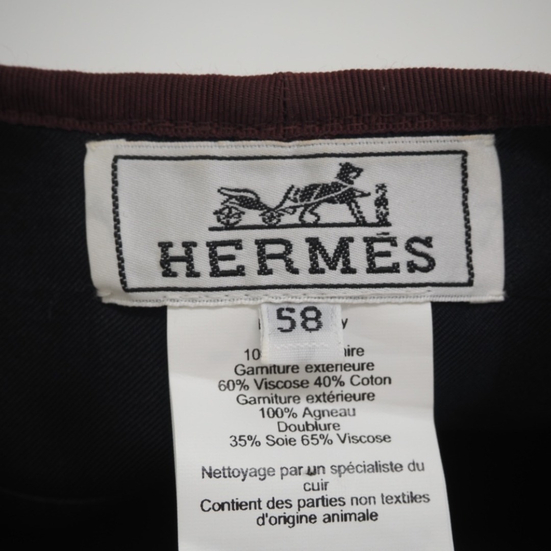 Hermes(エルメス)のエルメス HERMES ベレー帽
 カシミヤ ベージュ レディースの帽子(ハンチング/ベレー帽)の商品写真