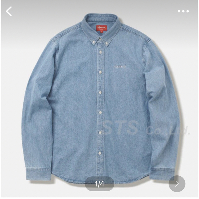 SUPREME 19aw DENIM SHIRTカラー