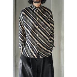 サンシー(SUNSEA)の最終値下げ Masu vase pattern shirt 46(シャツ)