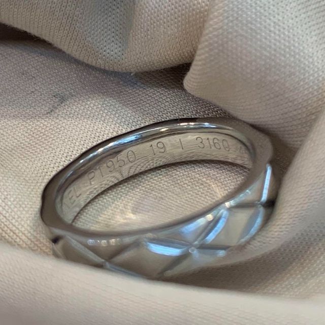 ☆超美品☆CHANEL マトラッセ プラチナリング 指輪 PT950 6号