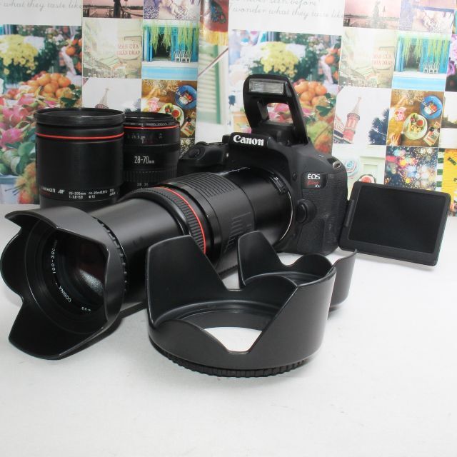 ❤️予備バッテリー付き❤️Canon Kiss X9i 超望遠トリプルズーム ❤️予備バッテリー付き❤️Canon Kiss X9i 超望遠トリプルズーム
