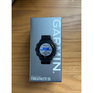 ガーミン(GARMIN)のGARMIN FOREATHLETE 55 BLACK 新品未開封(腕時計(デジタル))