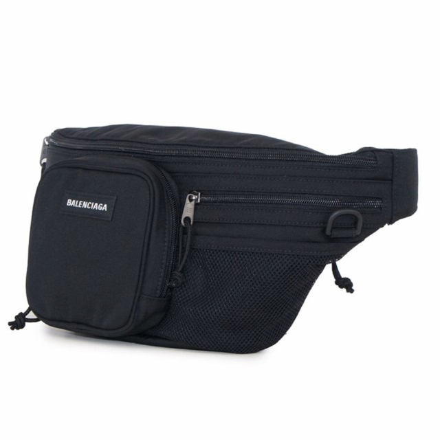 Balenciaga(バレンシアガ)の【新品】BALENCIAGA 620261 H75CX ボディバッグ ブラック メンズのバッグ(ウエストポーチ)の商品写真