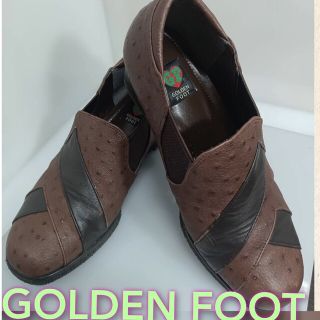 靴 ☆GOLDEN FOOT ☆パンプス 22.5cmEEE ブラウン(ハイヒール/パンプス)