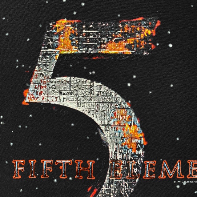 90sヴィンテージ｜The Fifth Element Tシャツ [L]
