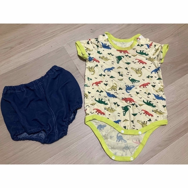 赤ちゃん服　セット キッズ/ベビー/マタニティのベビー服(~85cm)(ロンパース)の商品写真