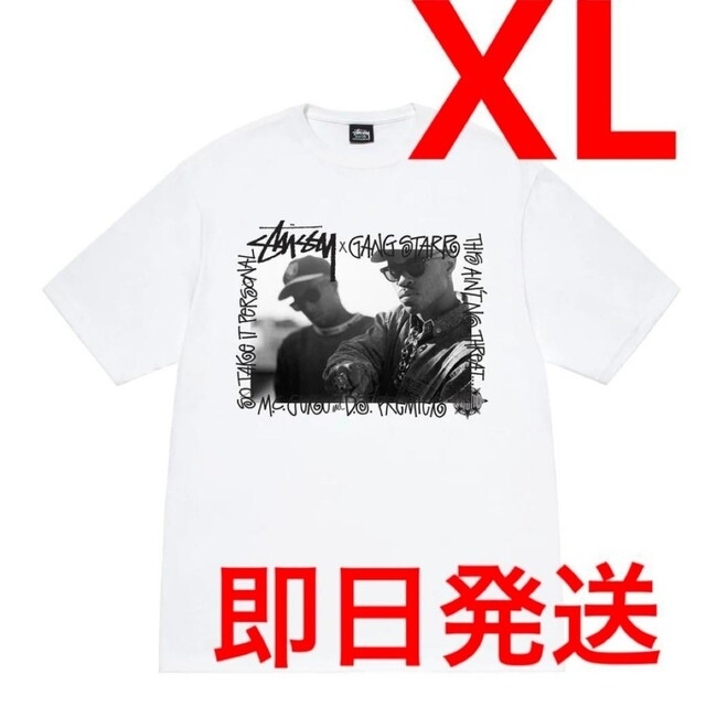 STUSSY & GANG STARR Tシャツ XL 新品未使用