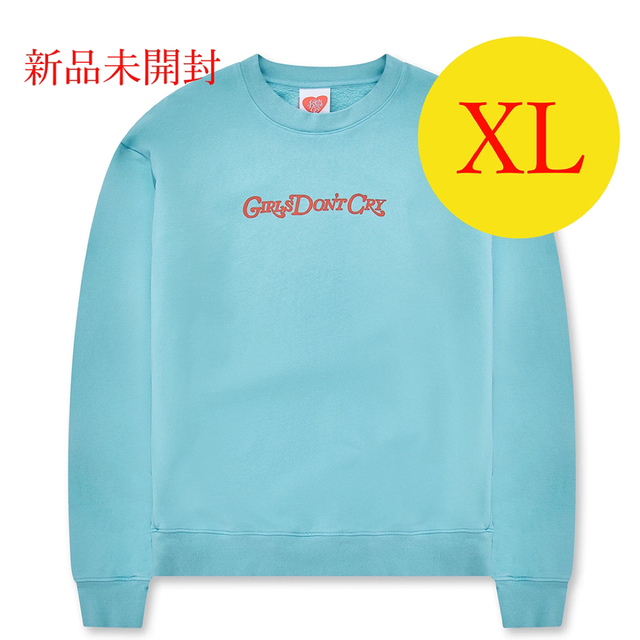 Girls Don't Cry(ガールズドントクライ)のGIRLS DON'T CRY GDC Angel Crewneck Blue メンズのトップス(スウェット)の商品写真