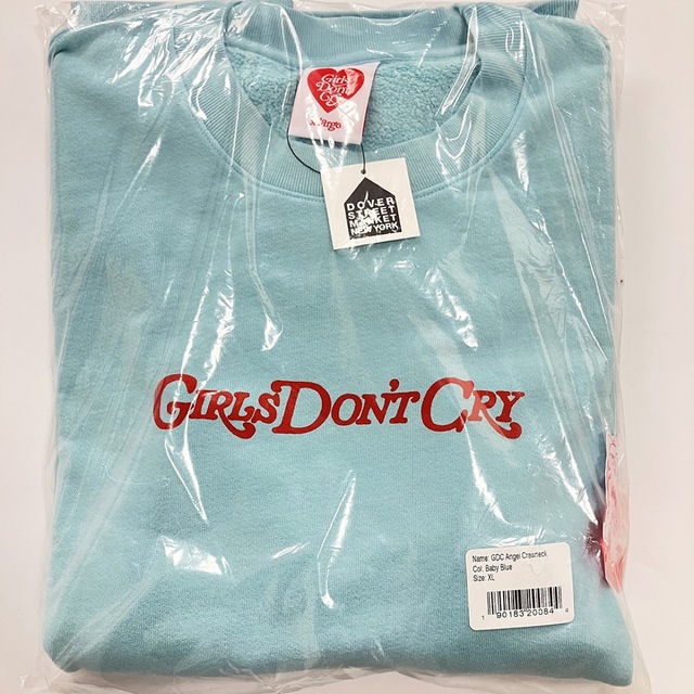 Girls Don't Cry(ガールズドントクライ)のGIRLS DON'T CRY GDC Angel Crewneck Blue メンズのトップス(スウェット)の商品写真