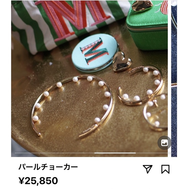 Lani Couture ラニクチュール　パールチョーカー レディースのアクセサリー(ネックレス)の商品写真