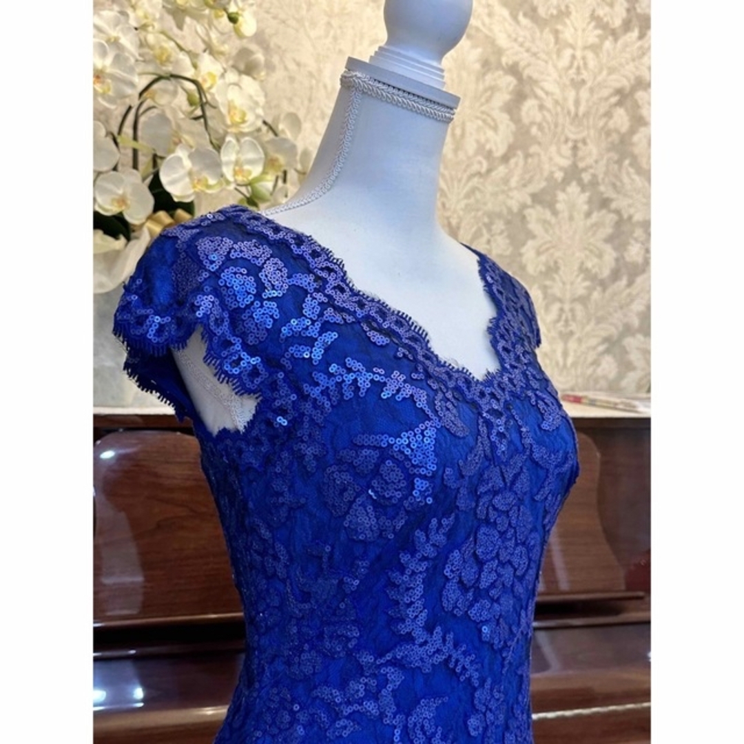 新品タダシショージ TADASHI SHOJI スパンコールワンピース M L 日本