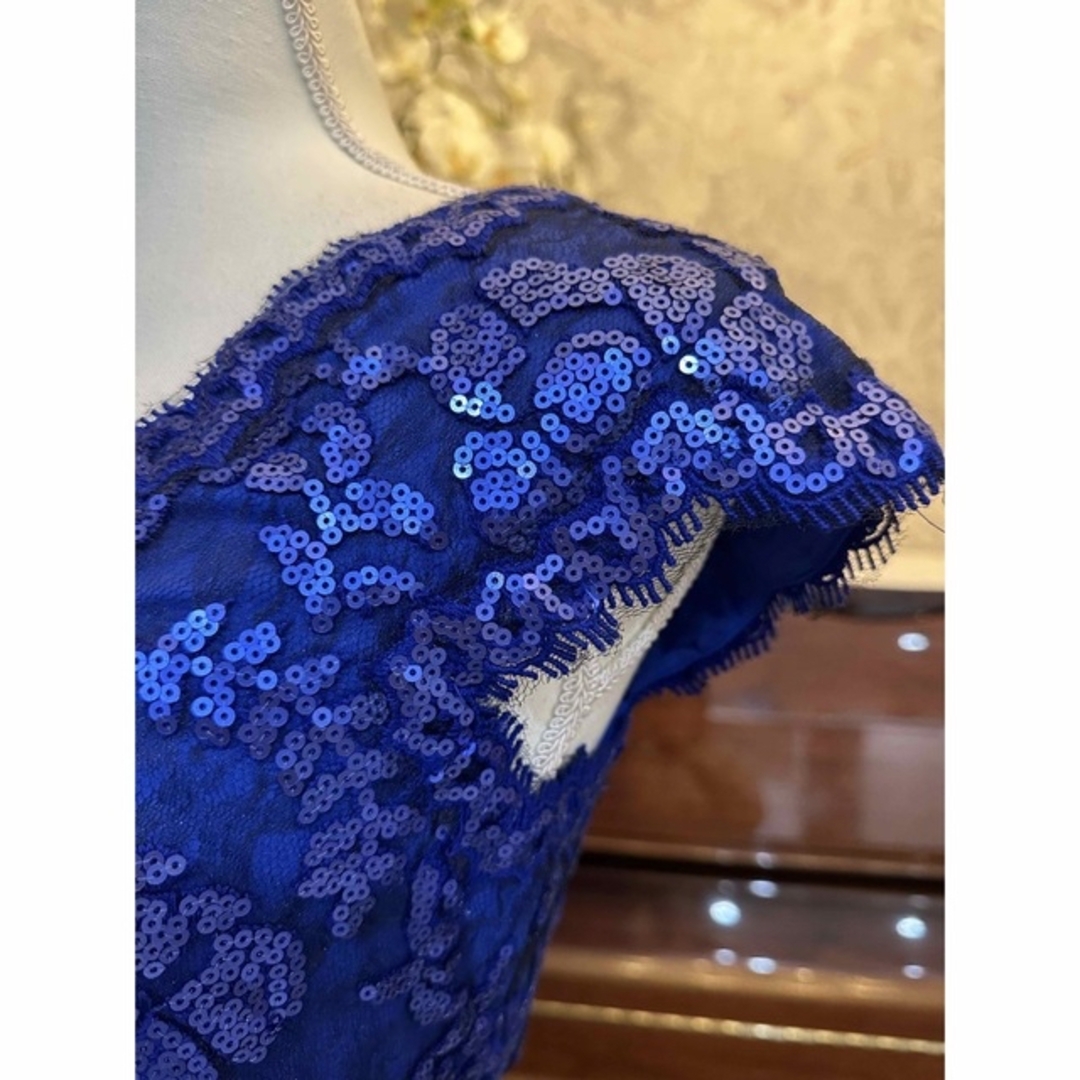 新品タダシショージ TADASHI SHOJI スパンコールワンピース M L 日本
