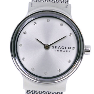 スカーゲン(SKAGEN)の【SKAGEN】スカーゲン フレヤ SKW2715 ステンレススチール クオーツ アナログ表示 レディース シルバー文字盤 腕時計(腕時計)