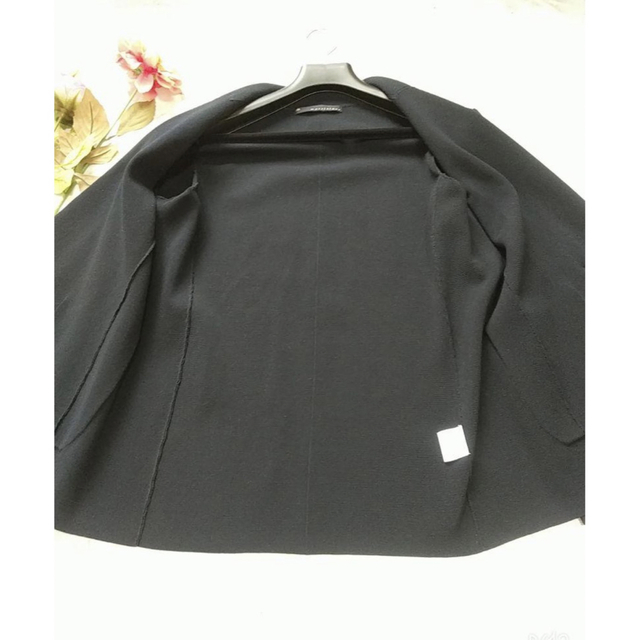 超美品 マルティニーク ニットジャケット ネイビー