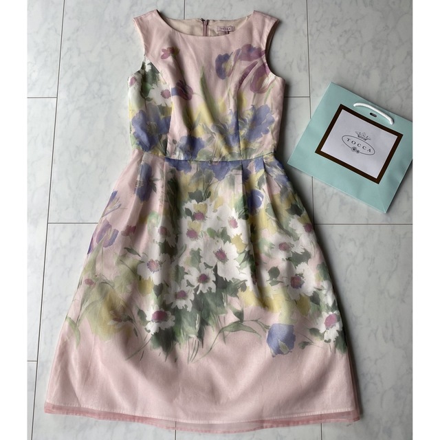 TOCCA drawing flower ドレス　ワンピース　サイズ0サイズ0
