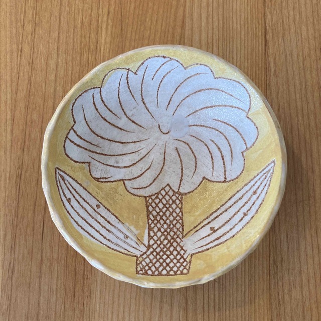 鹿児島睦さんの豆皿 小皿 手描き ハンドメイド-
