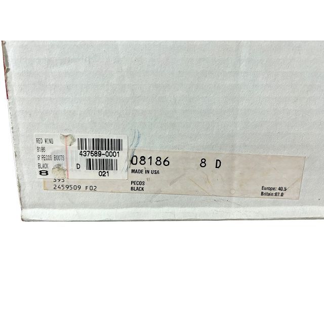 ブランド 新品 未使用 廃盤 BEAMS別注 レッドウイング 8186 ペコス