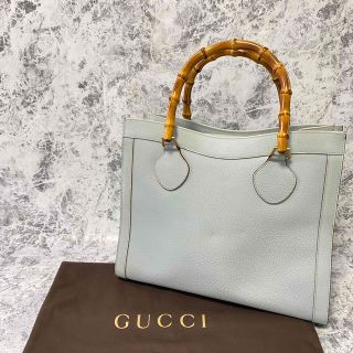 グッチ(Gucci)のGUCCI オールドグッチ バンブー レザー ハンドバッグ トートバッグ(トートバッグ)