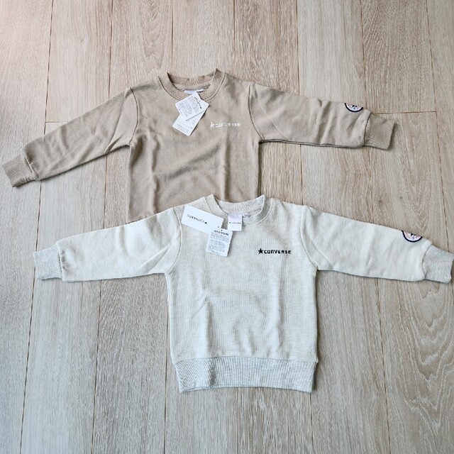 新品.タグ付 コンバース キッズ トレーナー 2枚セット 100サイズ 1