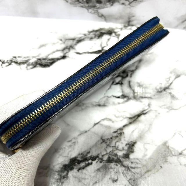 緑林シリーズ 専用美品Louis Vuittonヴェルニ ラウンドファスナー 長