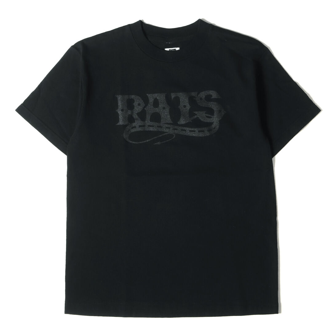 【人気商品】ラッツ　rats ブラック　tシャツ　クルーネック