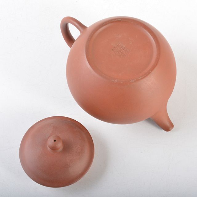 中国 紫砂 朱泥 急須 茶壷 在銘 V R5672 中国 紫砂 朱泥 急須 茶壷 在銘 V R5672