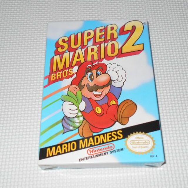 FC☆SUPER MARIO BROS. 2 NES 海外版 端子清掃済 美品-