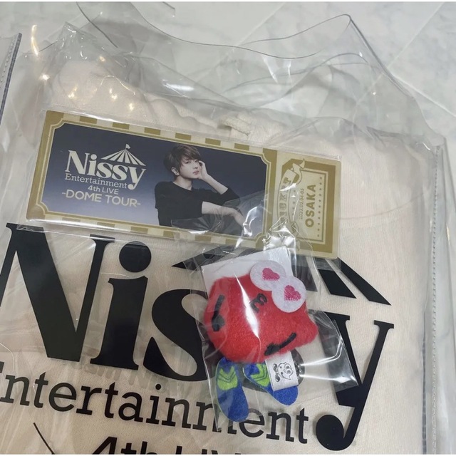 Nissy  ペンライト 2個セット  銀テープ付き