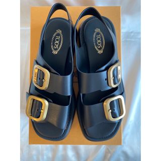 TOD'S - サイズ36 【TODS】レザーアッパー アンクルストラップ