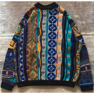 COOGI - 圧巻のデザイン 芸術 90's vintage COOGI ニット セーター Lの